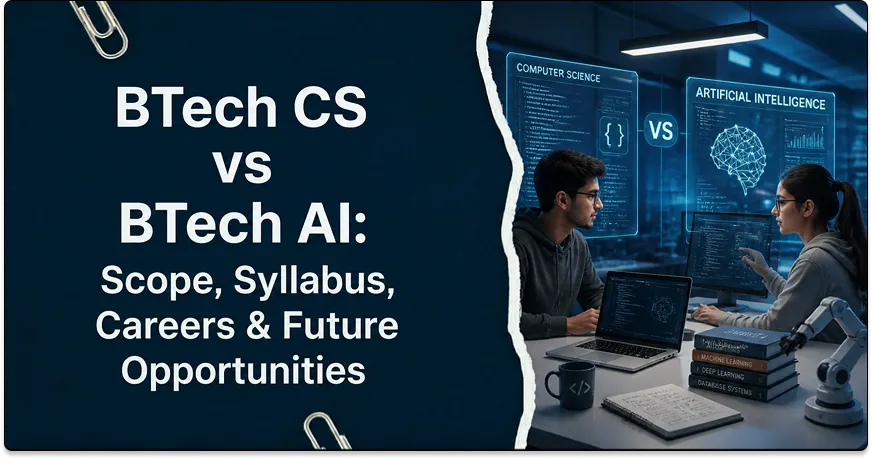 BTech CS vs BTech AI: Scope, Syllabus, Careers & Future Opportunities