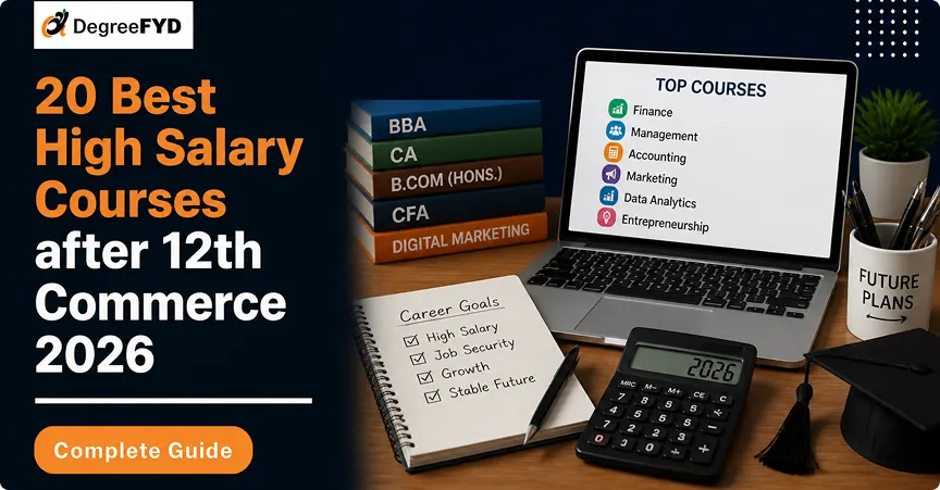 20 Best High Salary Courses After 12th Commerce in India [2025 Guide]