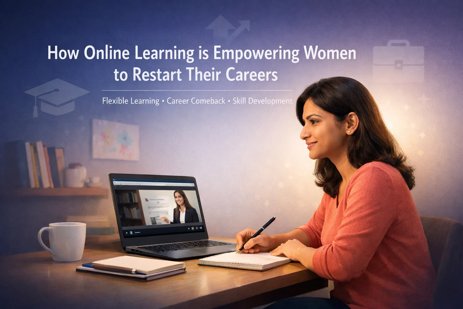 Learning Female How Online Learning Empowers Women to Restart Their Careers