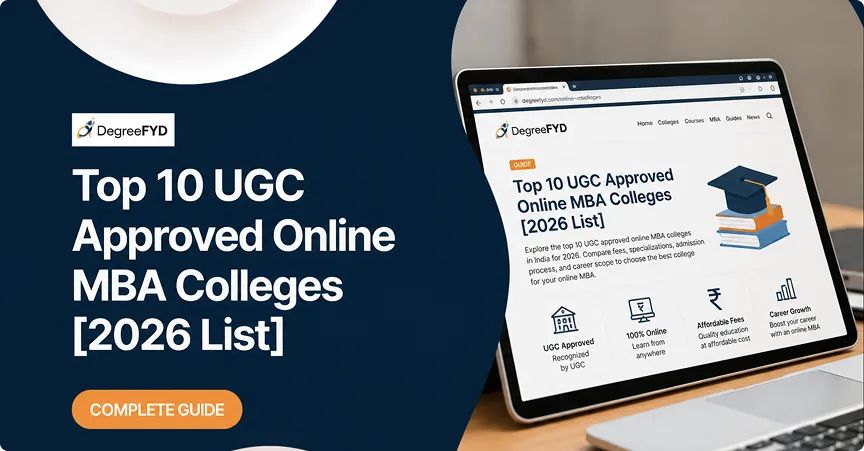 Top 10 UGC Approved Online MBA Colleges in India 2026