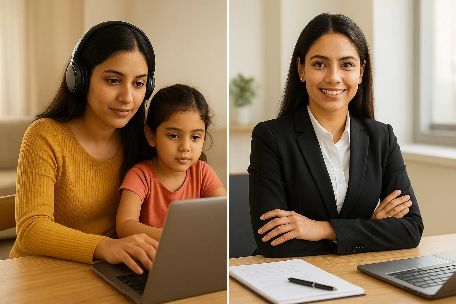 Chandigarh University Online student transforming from homemaker to corporate professional through flexible online MBA program.