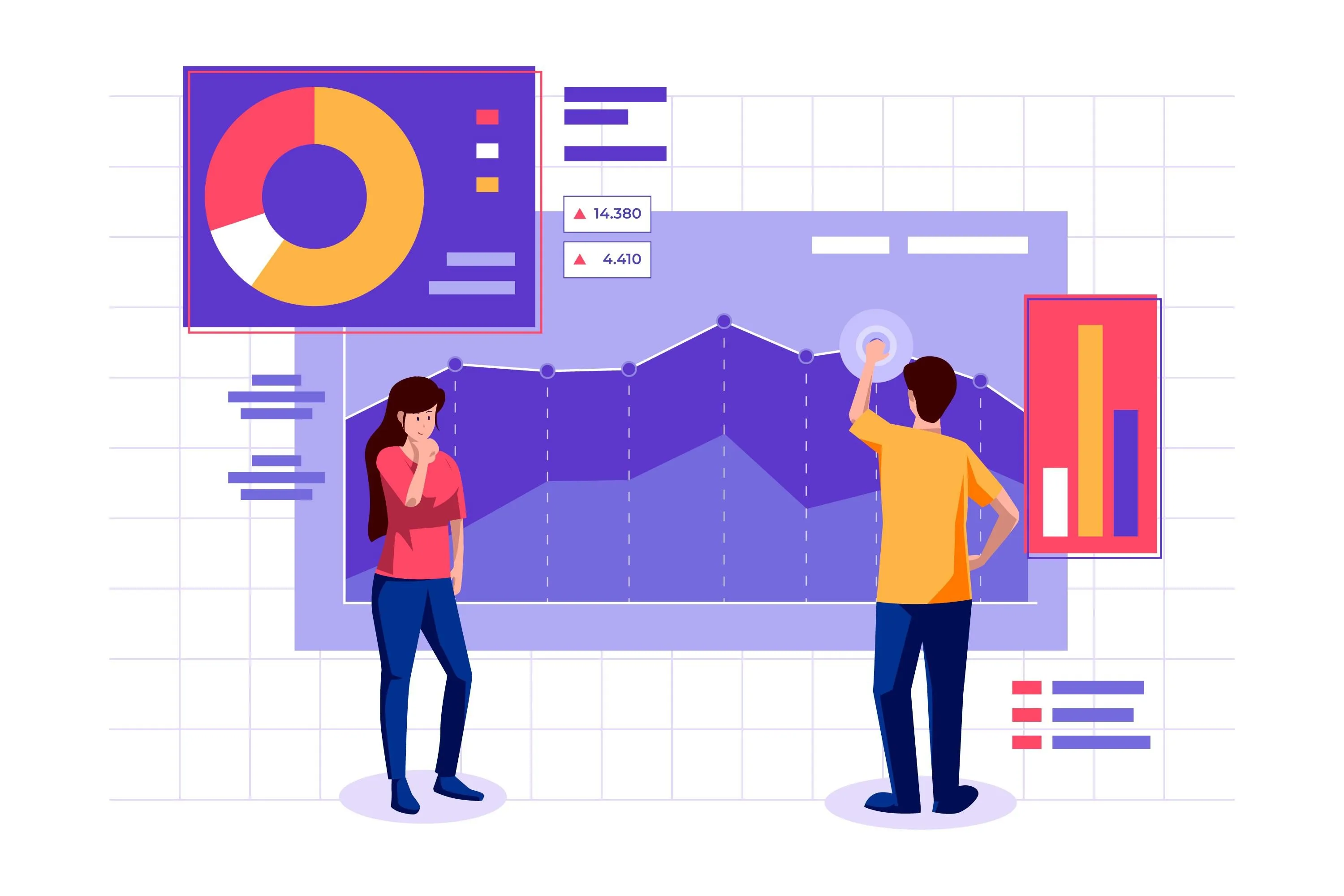 Visual representation of Online MCA and MSc Data Science degrees leading to a successful data analyst career.