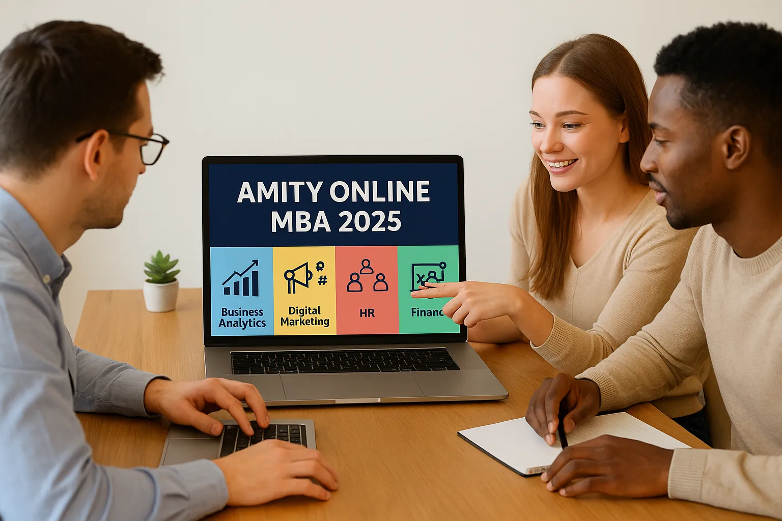 Amity Online MBA 2025 specialisations discussion.