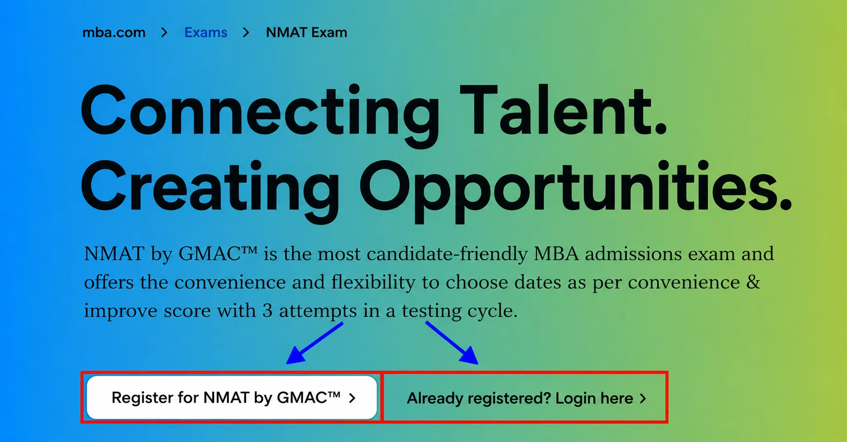 NMAT Registration 2026