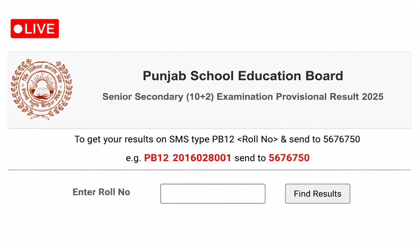 PSEB Result Out